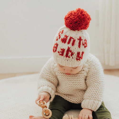 Huggalugs Santa Baby Hand Knit Beanie Hat - Flying Ryno