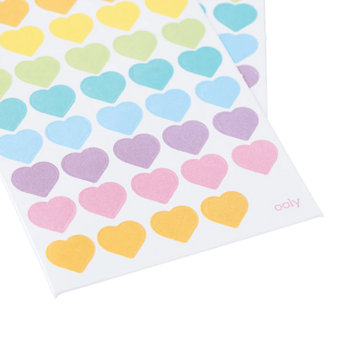 Ooly stickiville mini hearts stickers - Flying Ryno