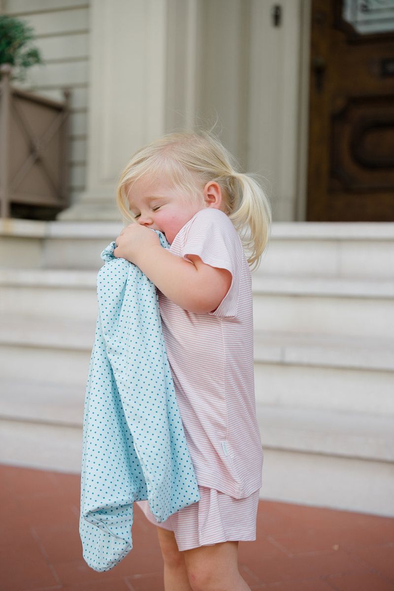 The Uptown Baby Lovey Blanket, Dino Dots
