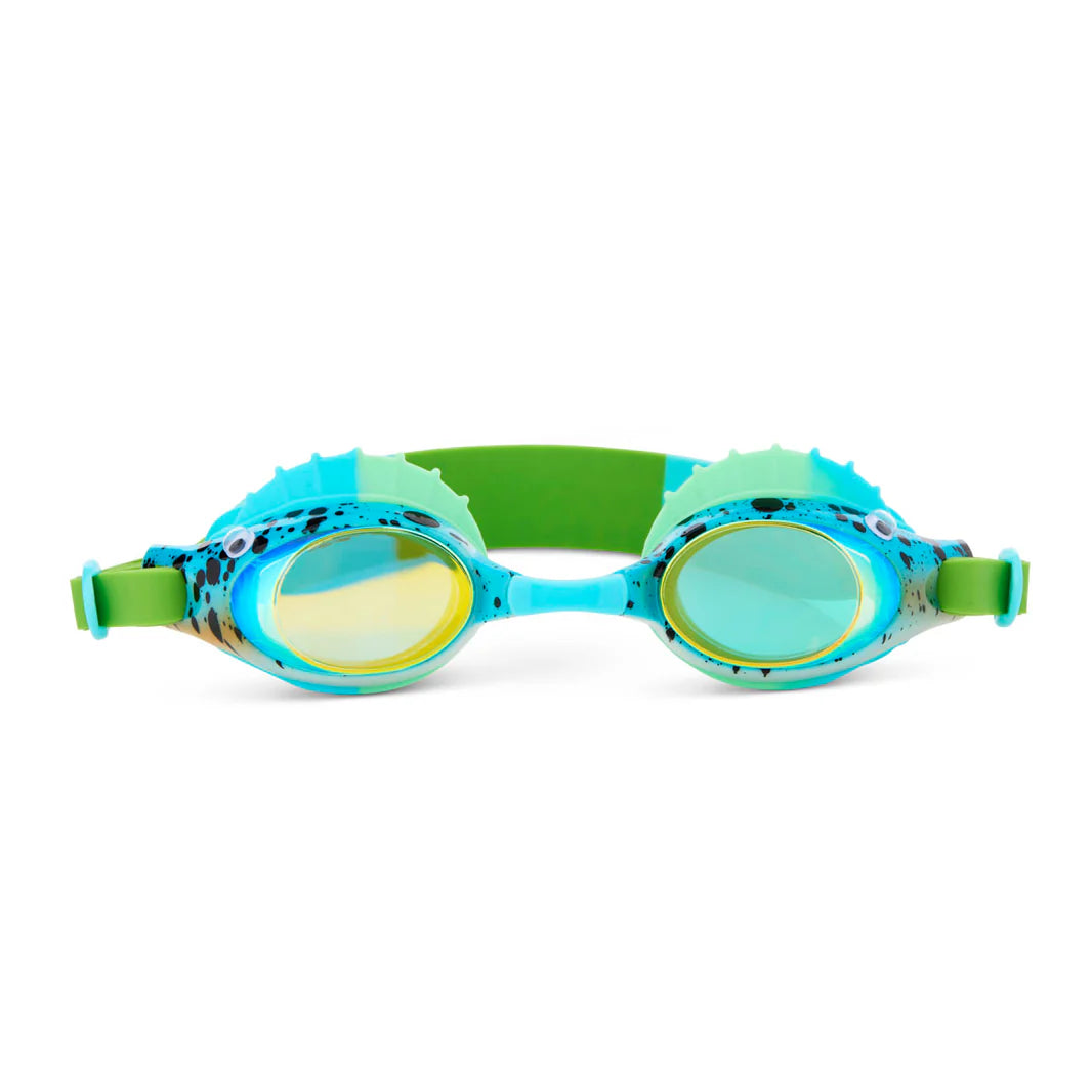 Bling2o Betta Blue Green Finley Kids' Swim Goggles - Flying Ryno