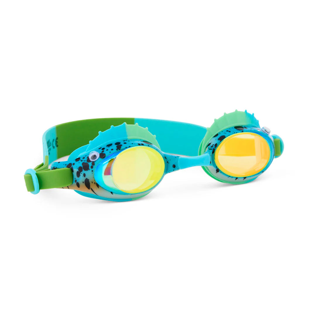 Bling2o Betta Blue Green Finley Kids' Swim Goggles - Flying Ryno