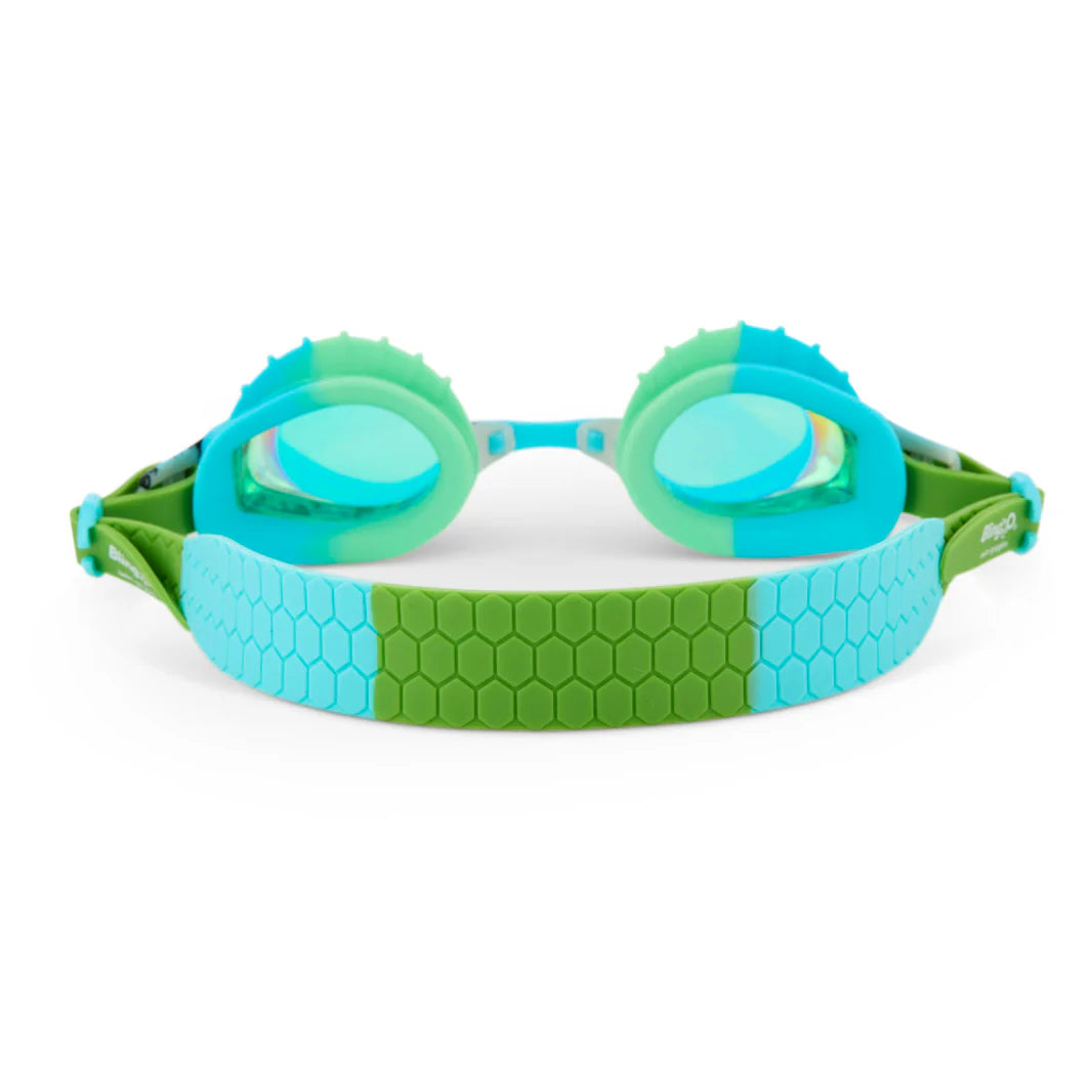 Bling2o Betta Blue Green Finley Kids' Swim Goggles - Flying Ryno