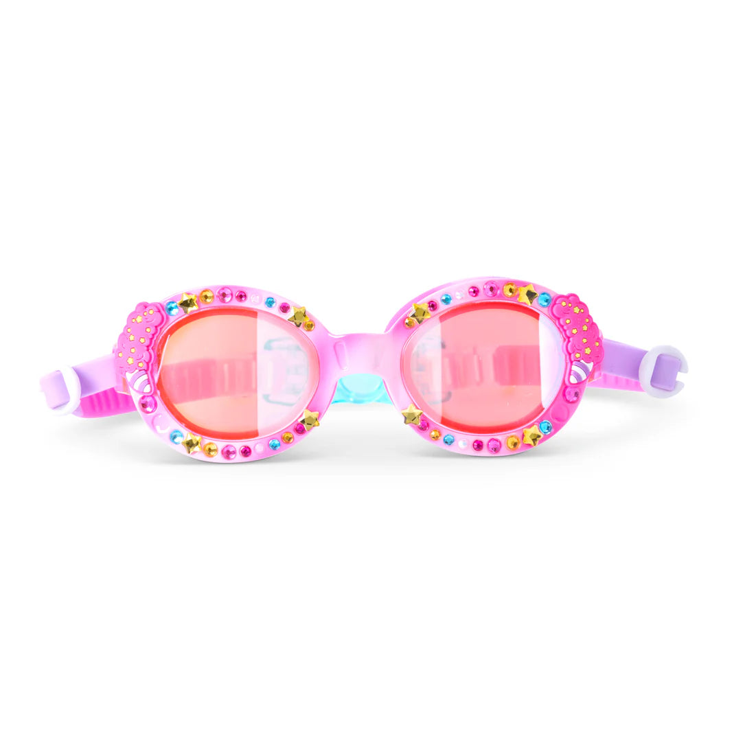Bling2o Candy Carnival Kids’ Swim Goggles, Pink Parade - Flying Ryno