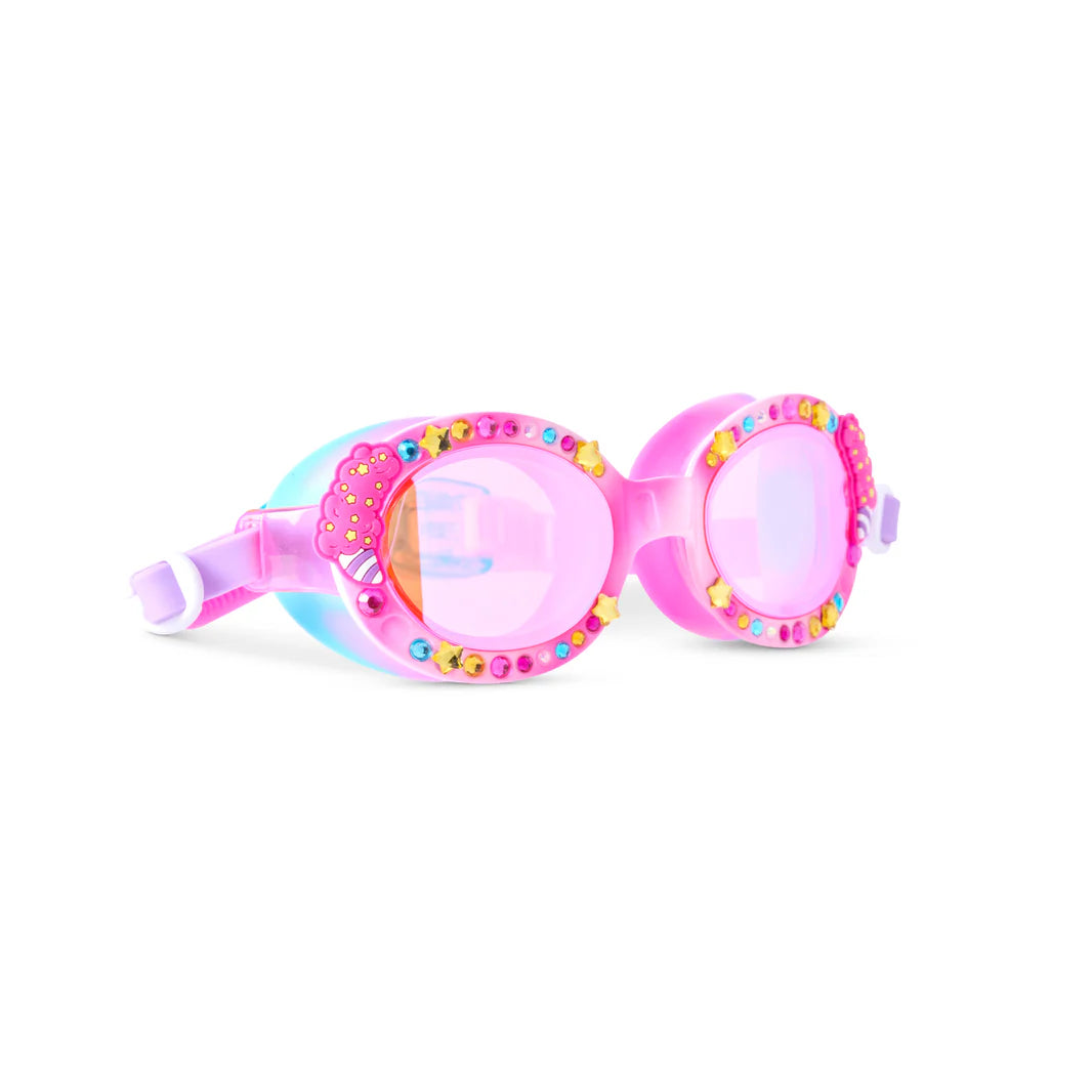 Bling2o Candy Carnival Kids’ Swim Goggles, Pink Parade - Flying Ryno