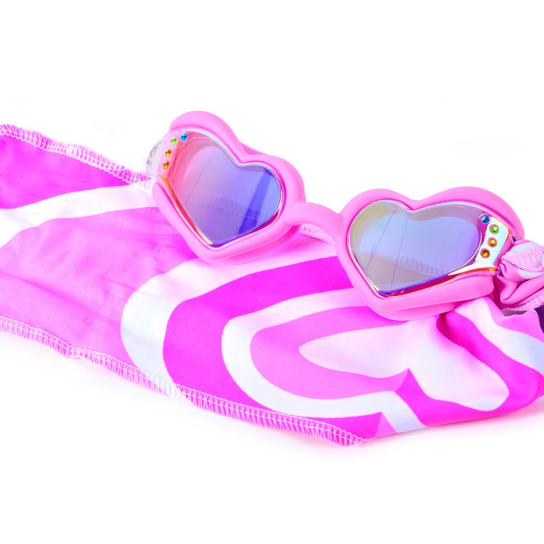Bling2o Soft Crush Kids’ Swim Goggles, Pink Wish - Flying Ryno