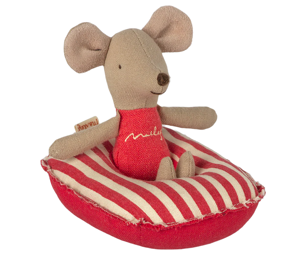Maileg Beach Raft, Red Stripe