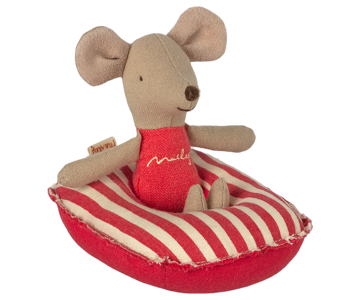 Maileg Beach Raft, Red Stripe