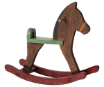 Maileg Rocking horse, Mouse - Dark brown
