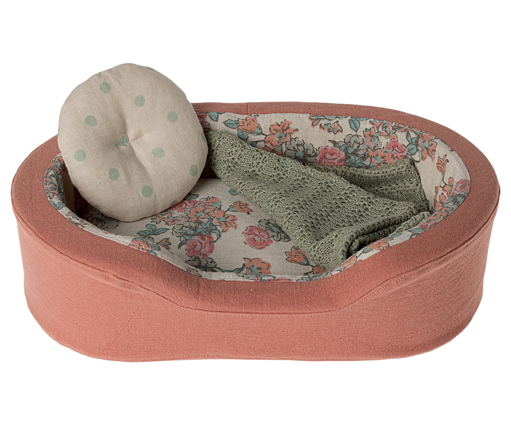 Maileg Cosy Basket, Small, Coral