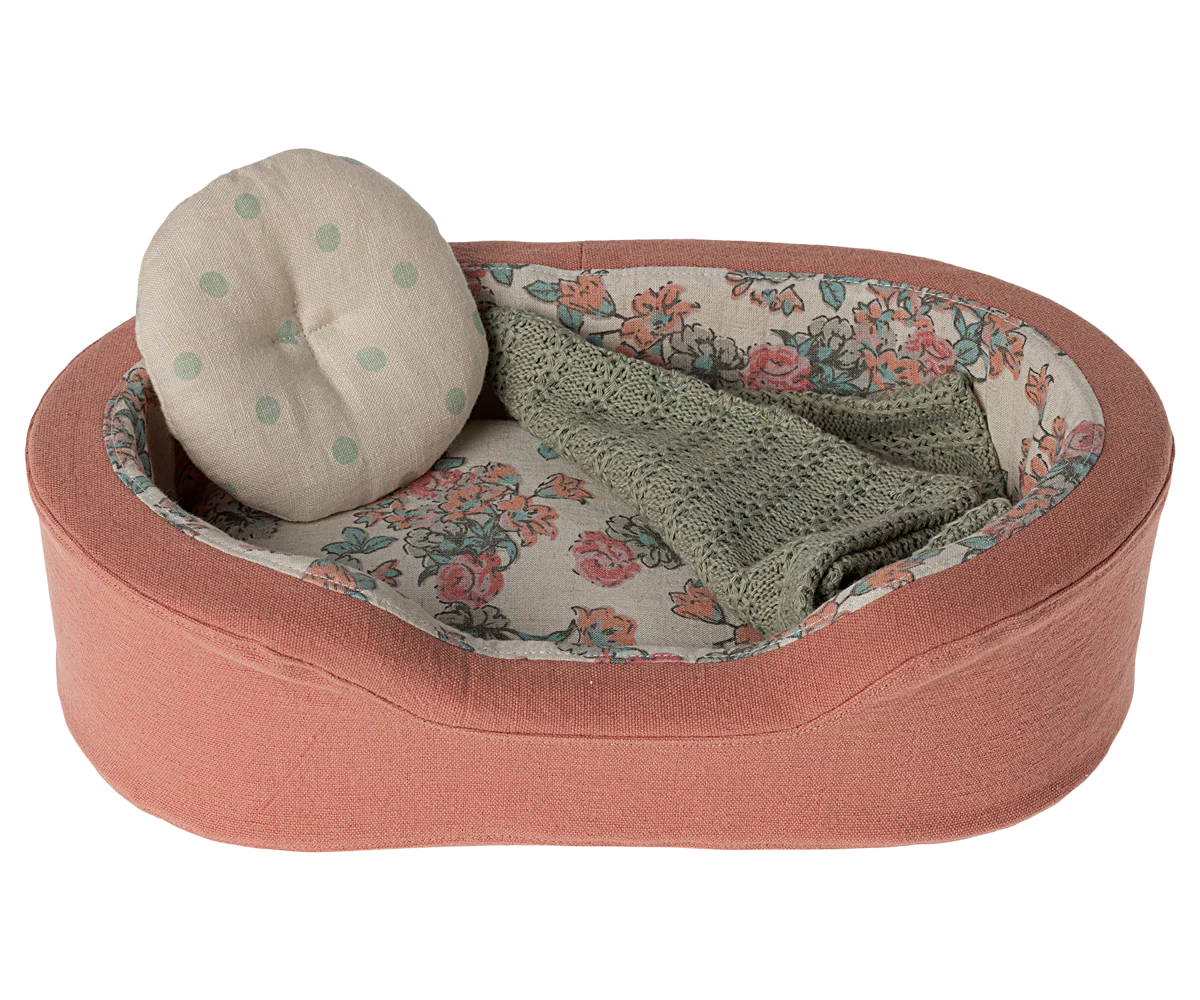 Maileg Cosy Basket, Small, Coral