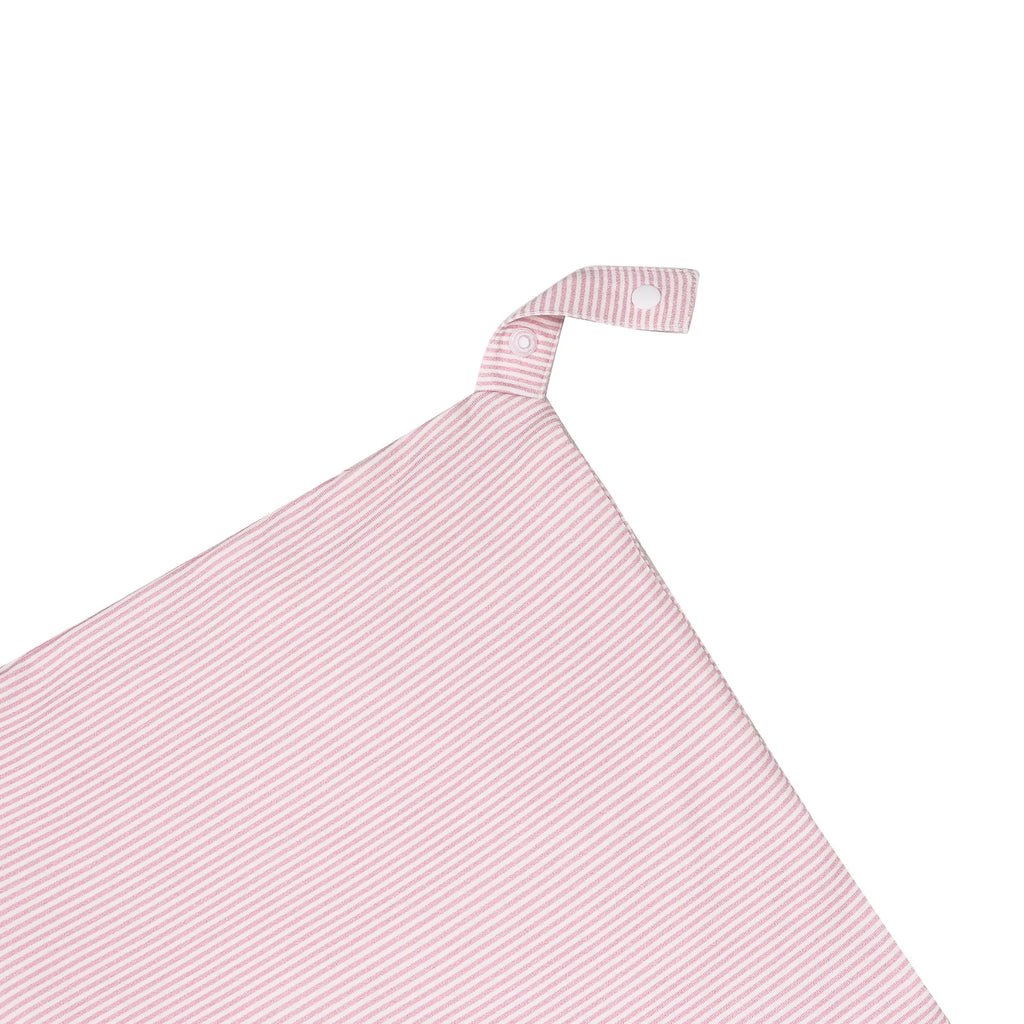 The Uptown Baby Dog Lovey Blanket, Pink Mini-Stripe