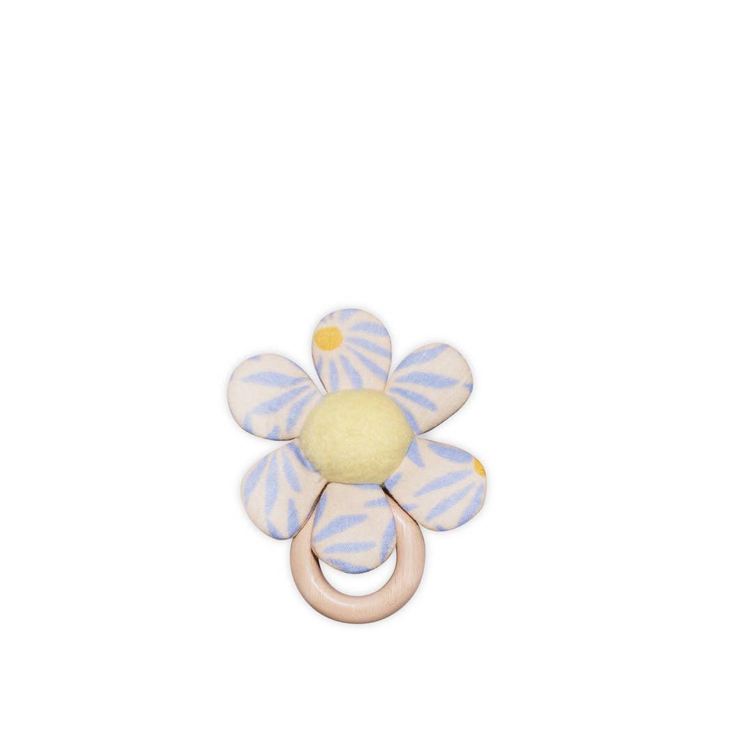 Apple Park Wood Ring Teething Toy, Daisy Dreams
