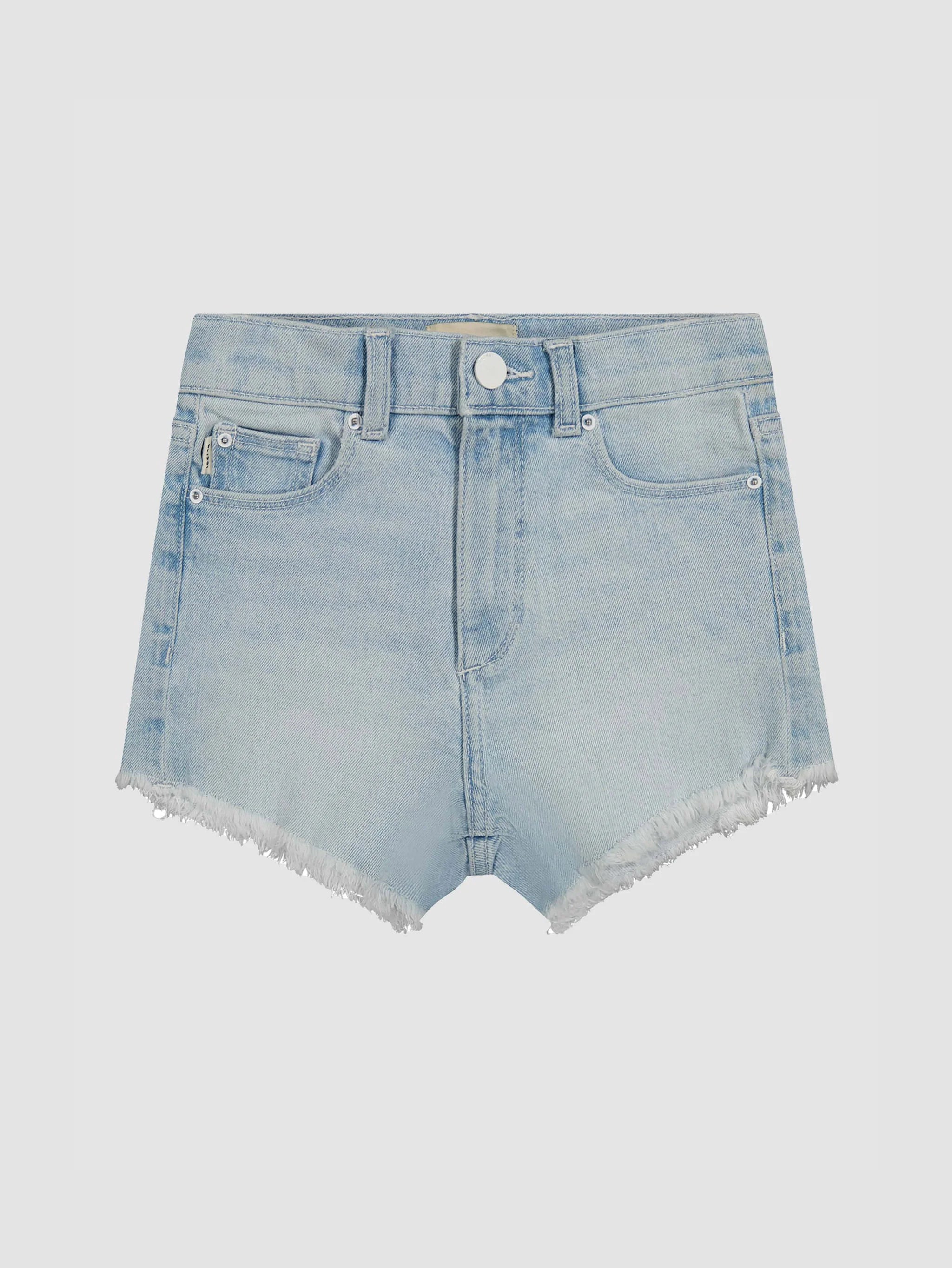 DL1961 Lucy Shorts High Rise, Poolside Frayed - Flying Ryno