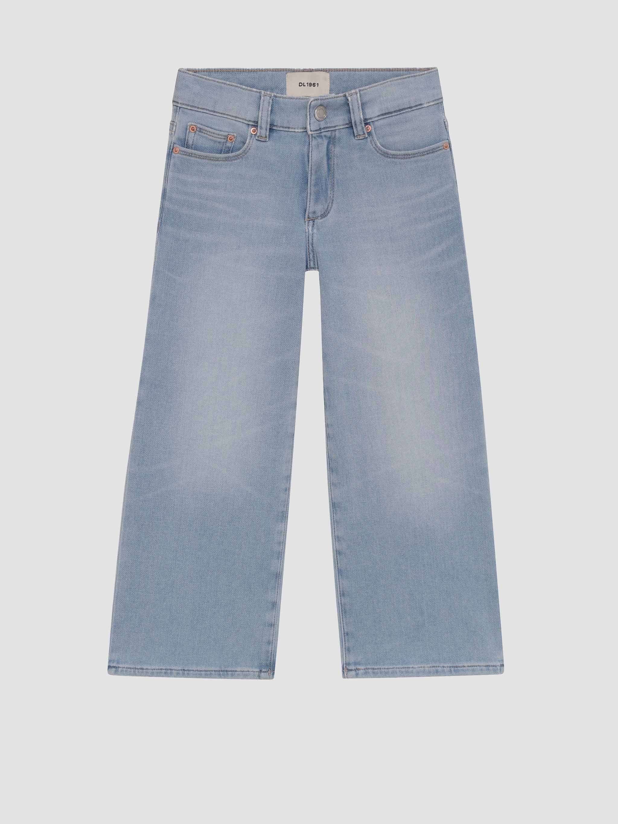 DL1961 Lily Wide Leg Jeans, Reservoir - Flying Ryno