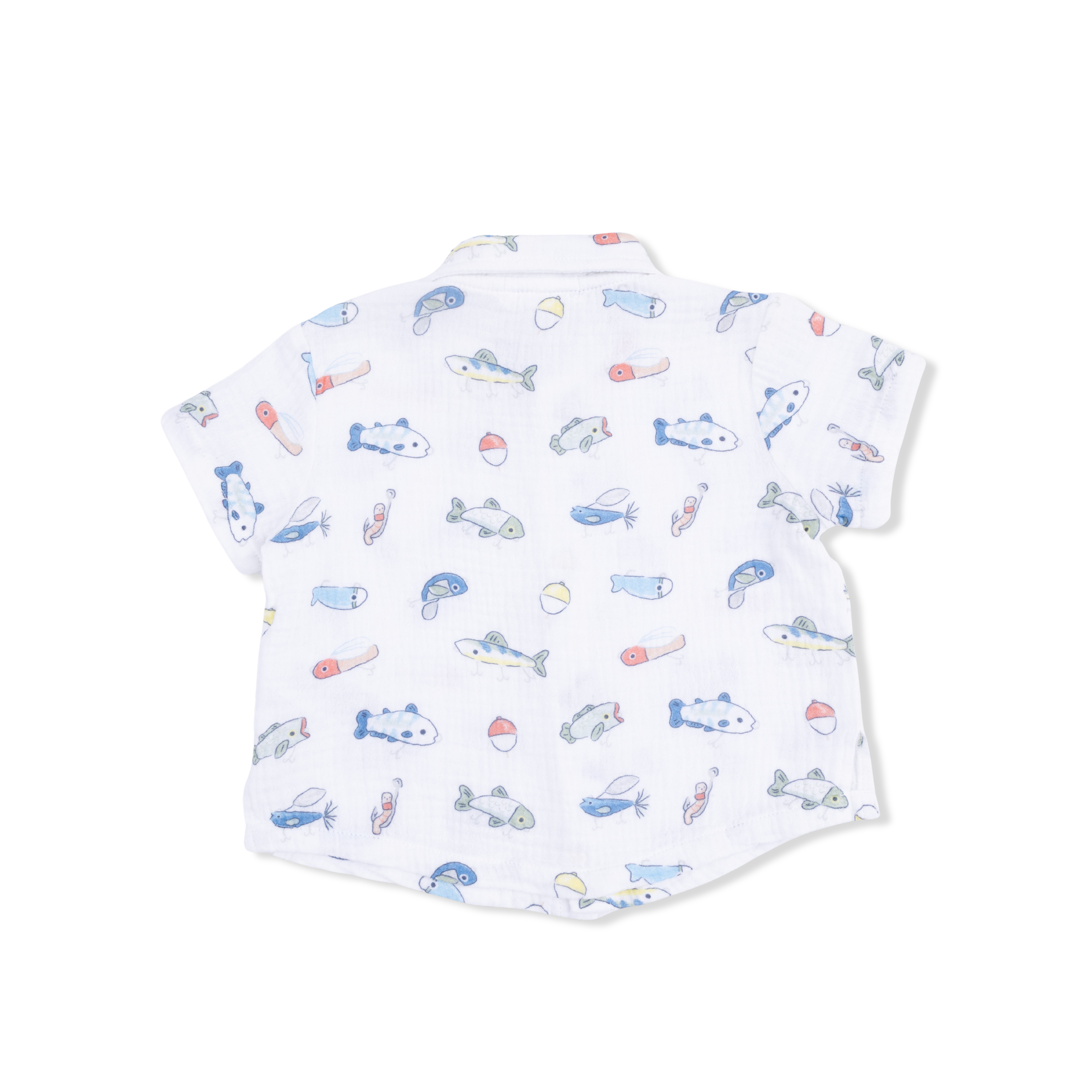 Angel Dear Polo Button Up with Casual Short, Fishing Lures