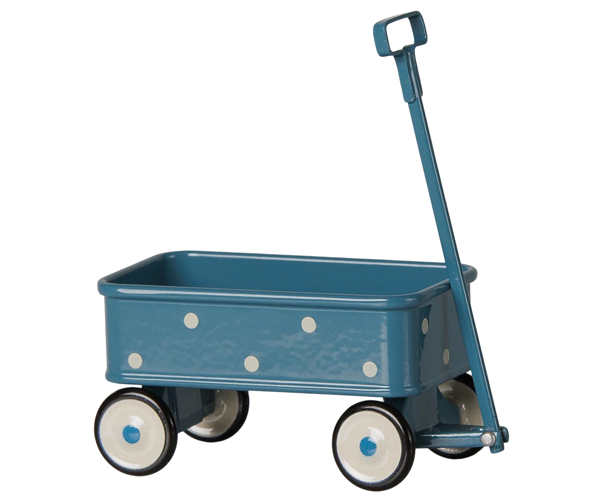 Maileg Wagon, Mouse, Blue - Flying Ryno