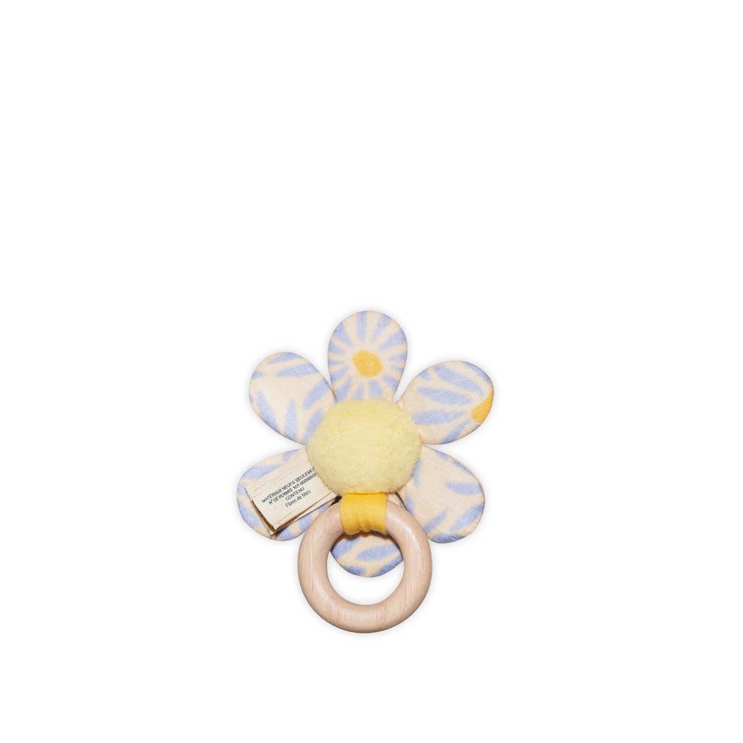 Apple Park Wood Ring Teething Toy, Daisy Dreams