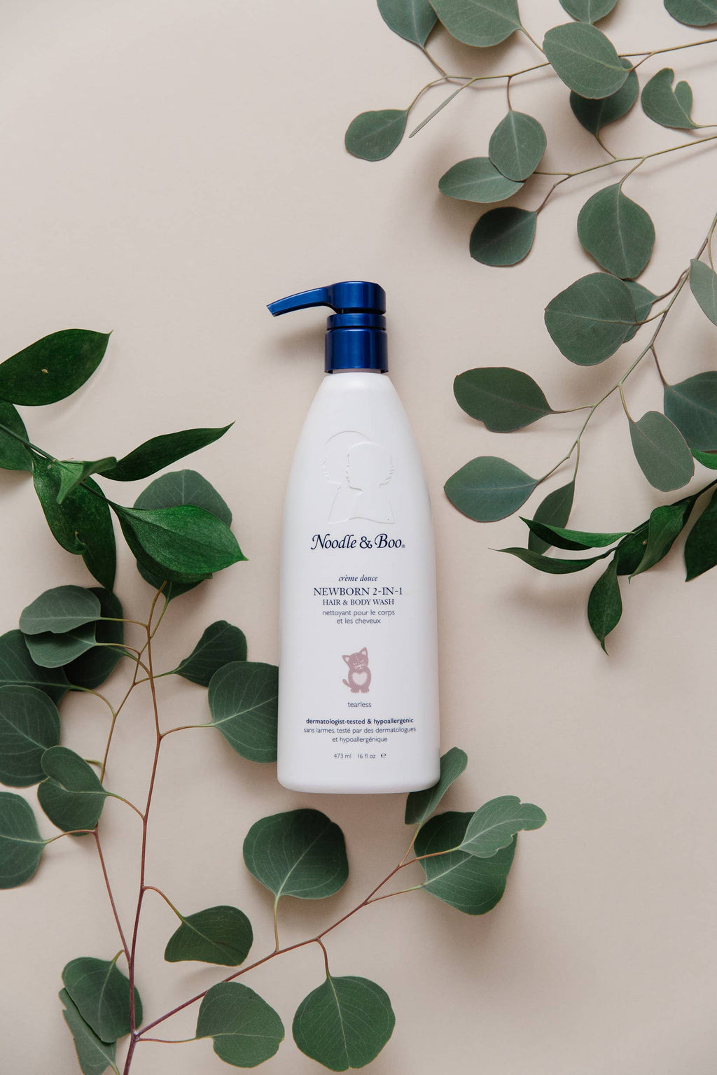 Newborn 2-in-1 Hair & Body Wash, Crème Douce, 16 oz - Flying Ryno