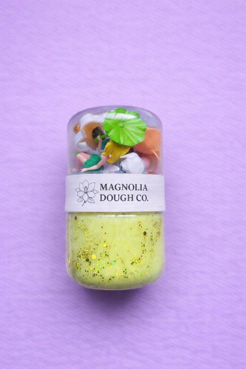 Magnolia Dough Co. Kids Sensory Play Dough Jar, Fairy Garden