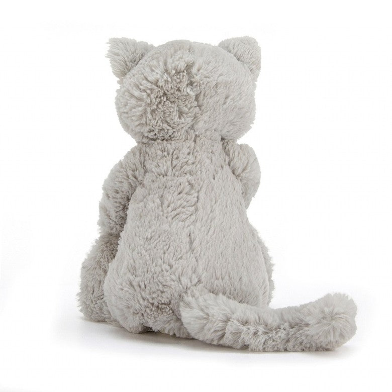 Jellycat Bashful Grey Kitty Medium - Flying Ryno