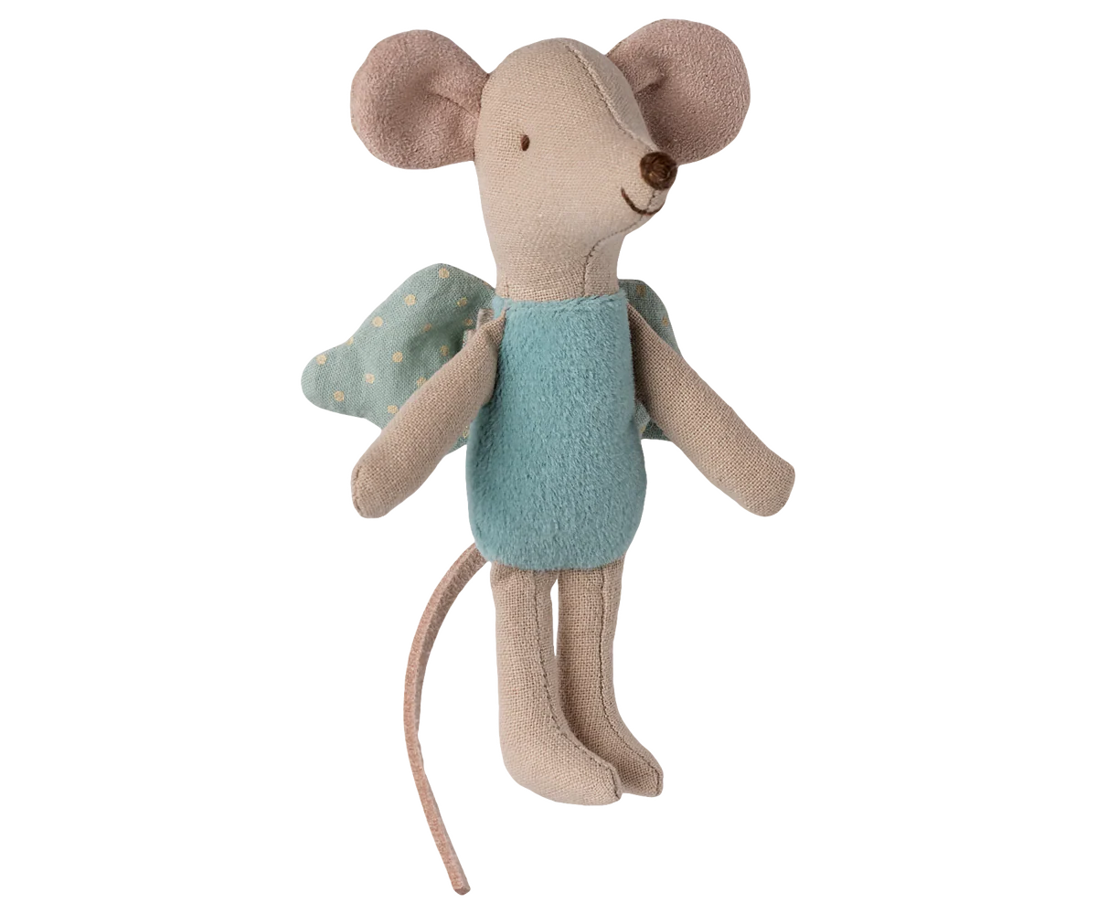 Maileg Fairy mouse, Little - Mint