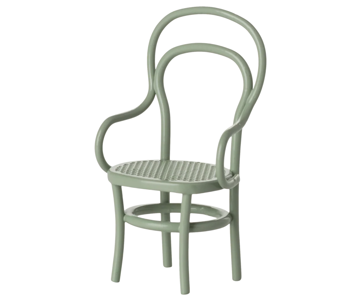 Maileg Vintage chair, Mouse - Mint