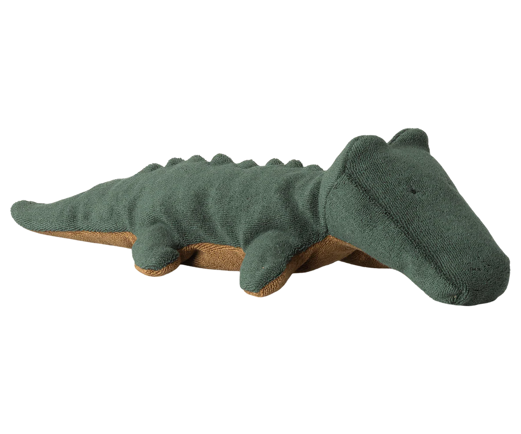 Maileg Safari Friends, Crocodile, Small - Forest Green - Flying Ryno