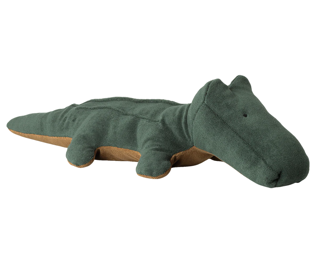 Maileg Safari Friends Crocodile, Big, Forest Green