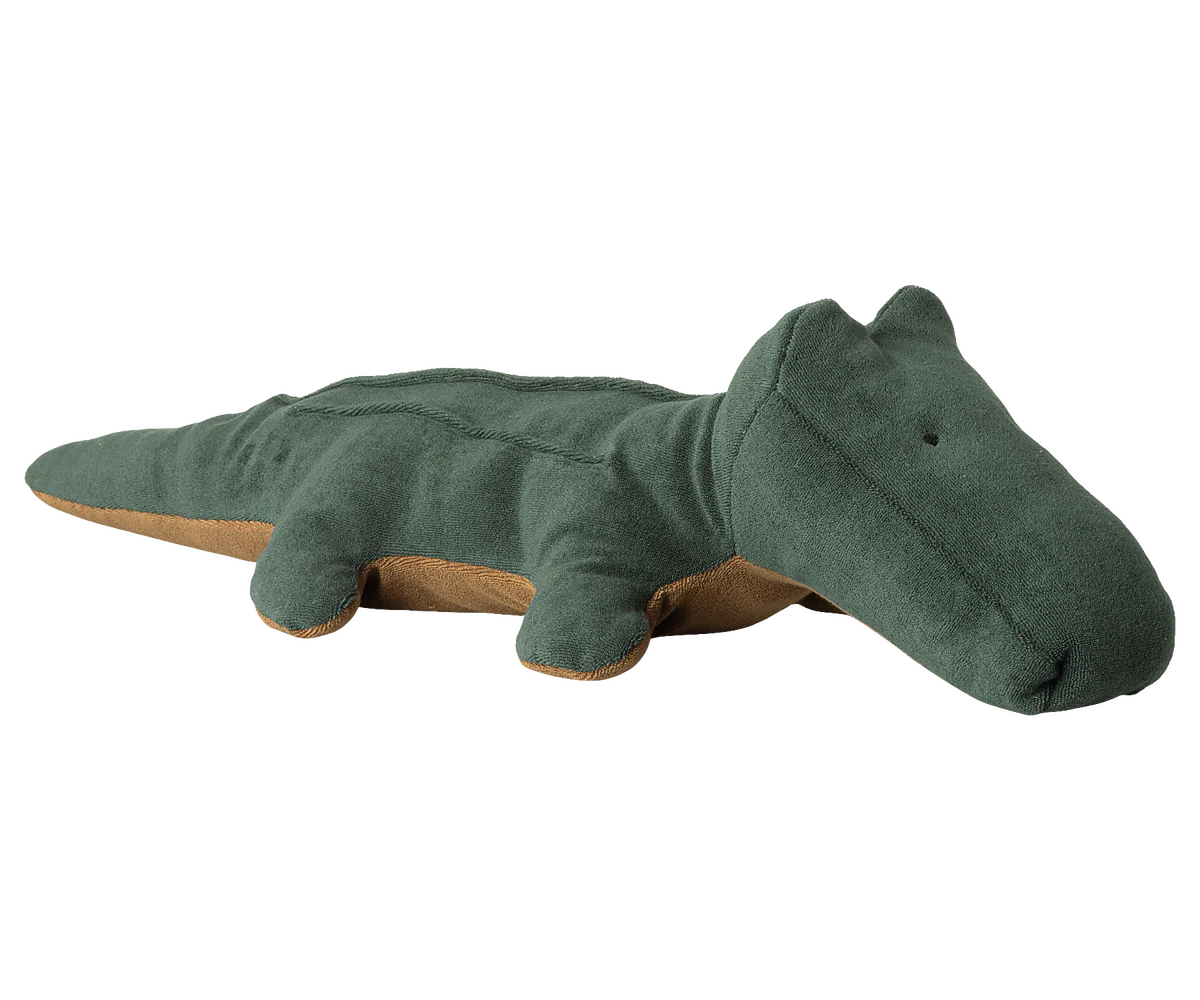 Maileg Safari Friends Crocodile, Big, Forest Green