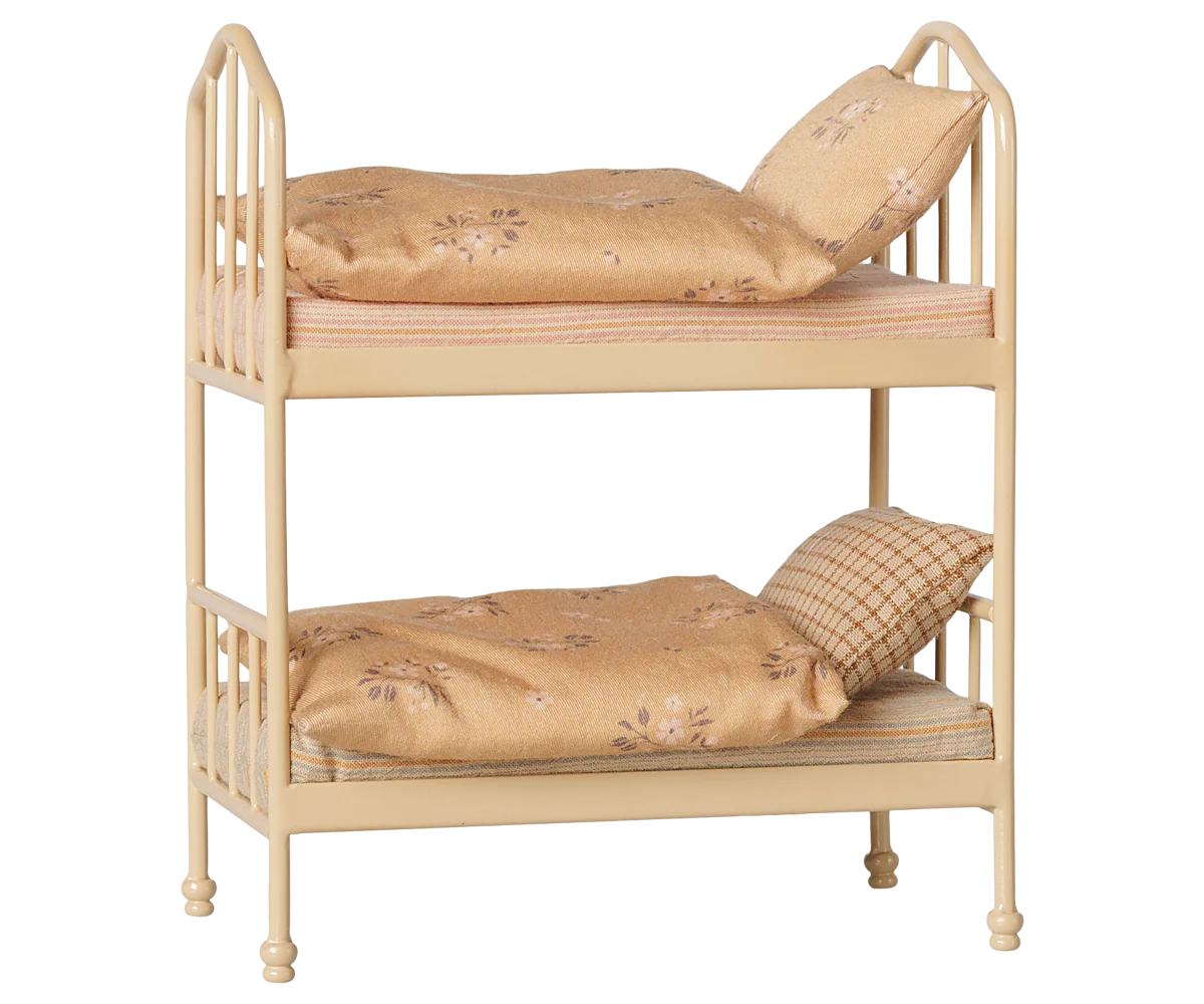 Maileg Bunk Bed, Mouse, Wheat