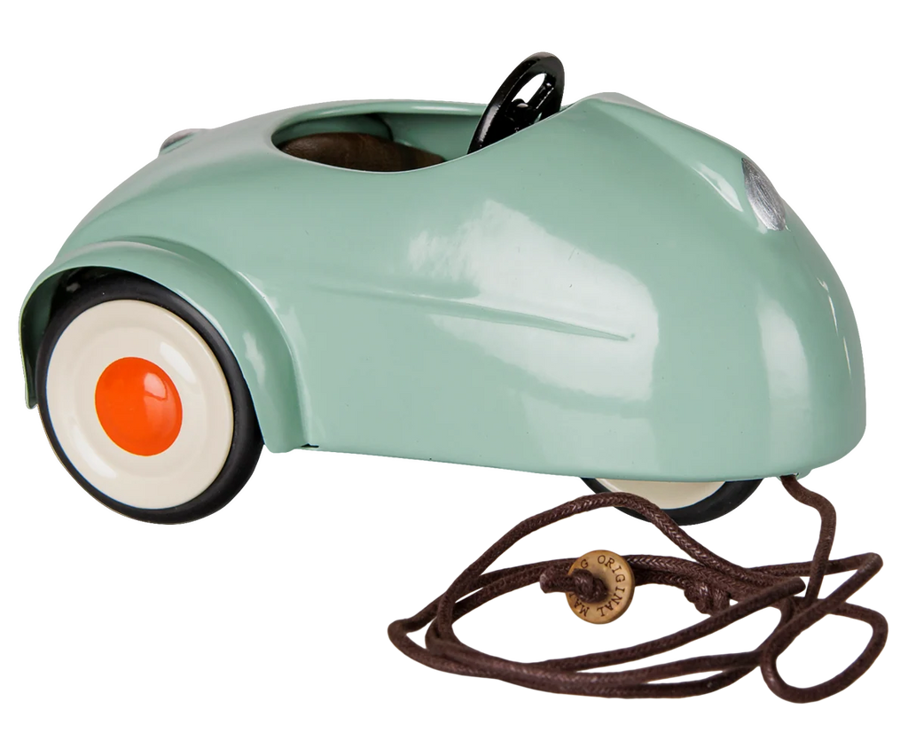 Maileg Car, Mouse, Light Mint