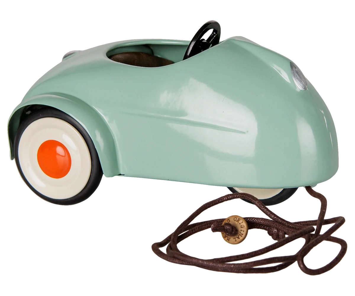 Maileg Car, Mouse, Light Mint
