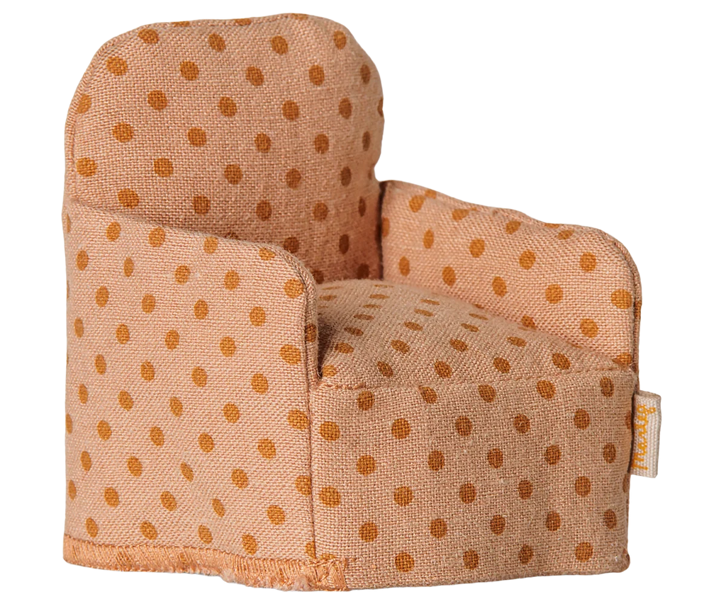 Maileg Folding Chair, Mouse, Dots