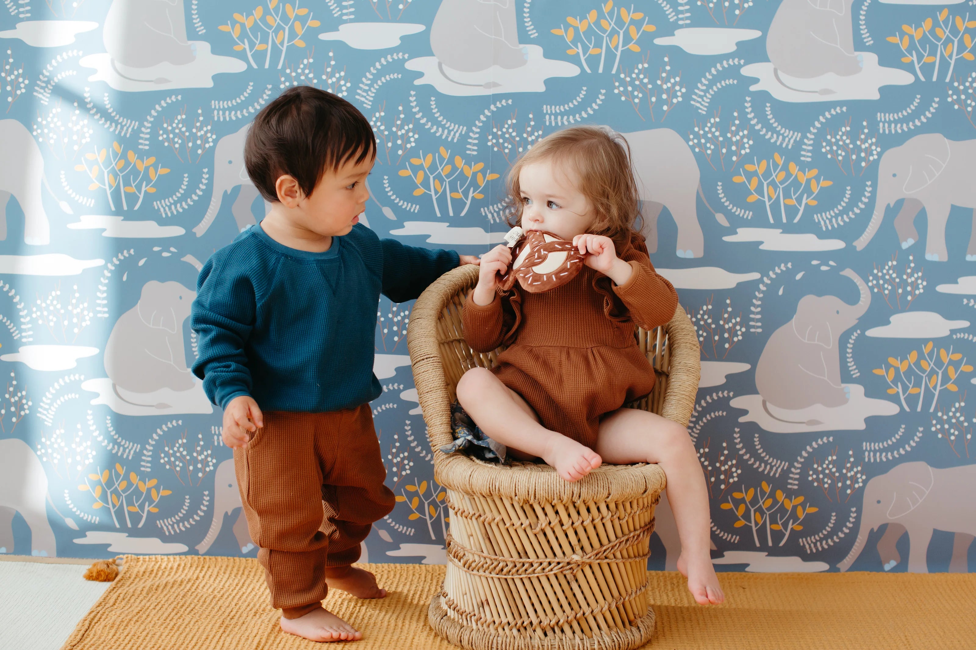 Apple Park Mini Pretzel Crinkle Blankie