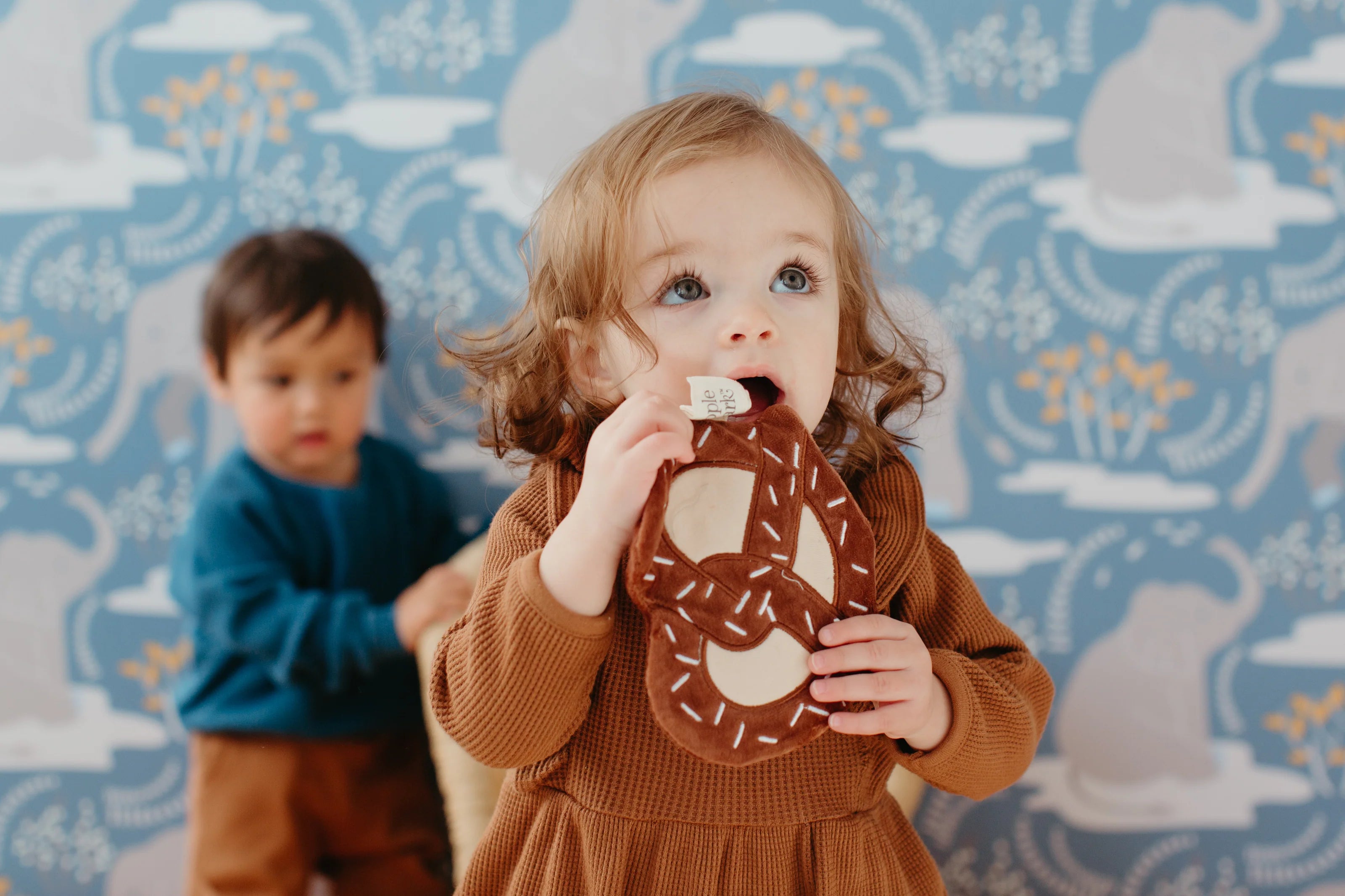 Apple Park Mini Pretzel Crinkle Blankie