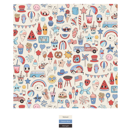 Kickee Pants Print Convertible Coverall, Party USA