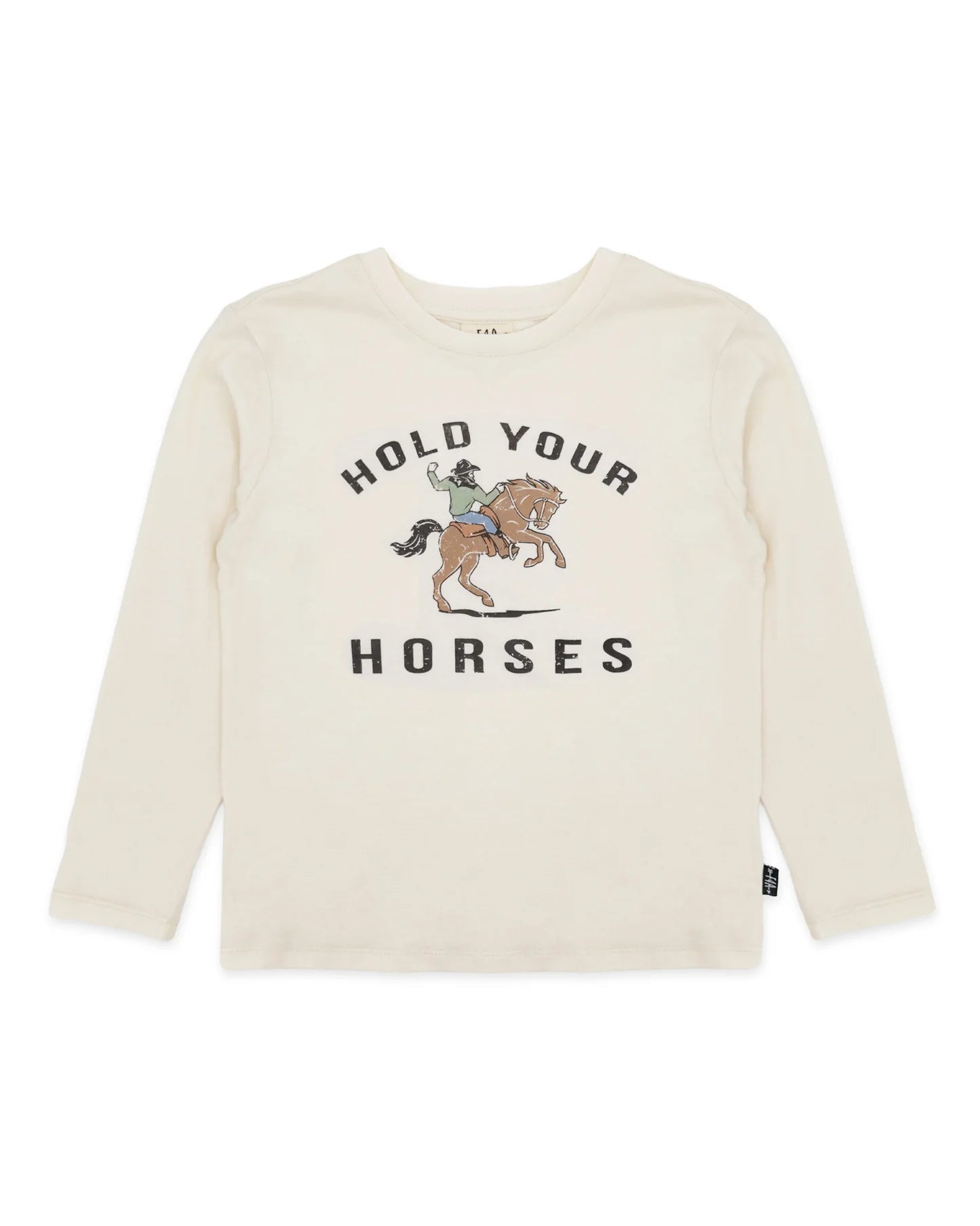 Feather 4 Arrow Long Sleeve Tee, Horse