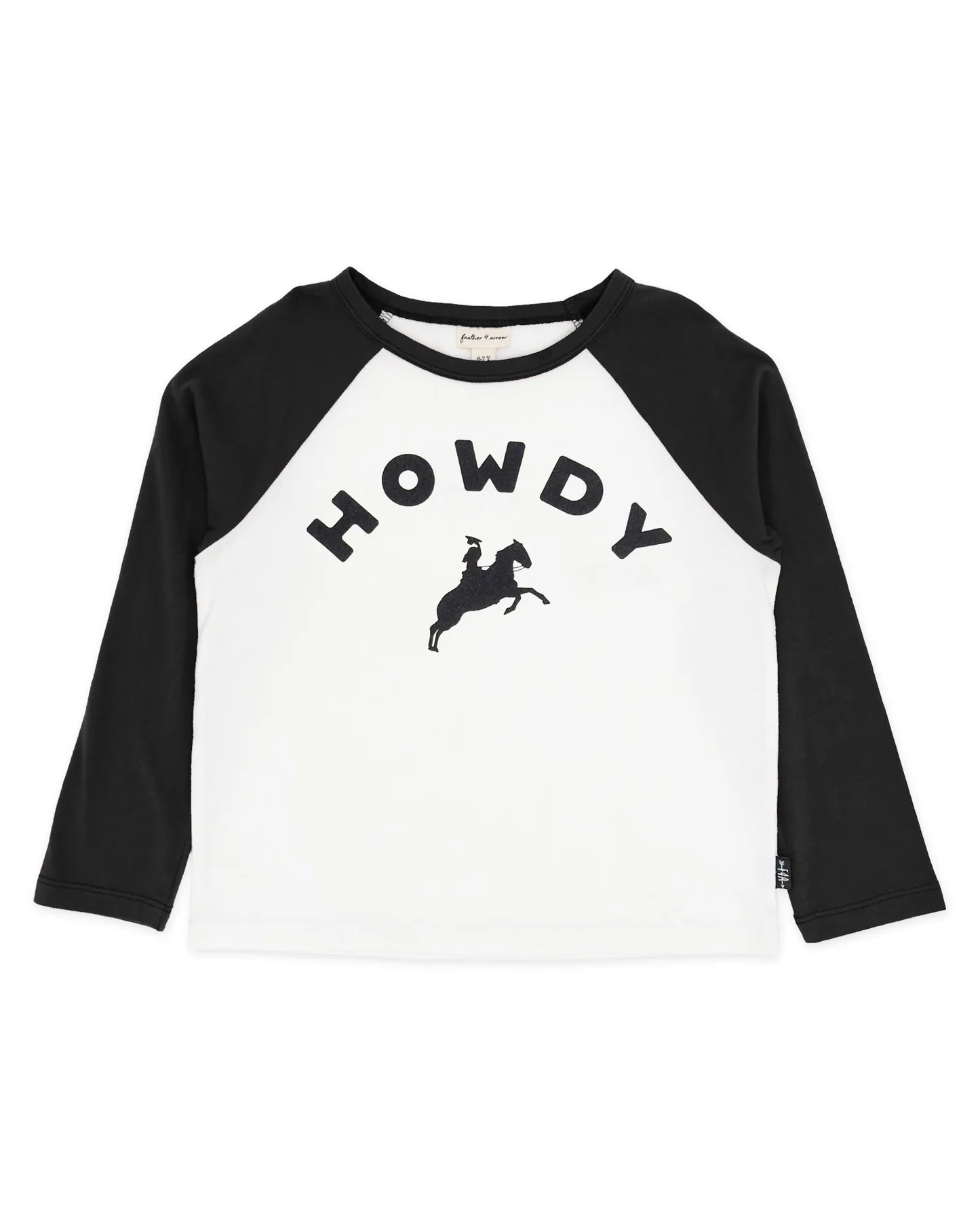 Feather 4 Arrow Aura Raglan Tee, Howdy