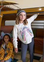 Tiny Whales Dream In Color Oversized Long Sleeve Tee - Flying Ryno