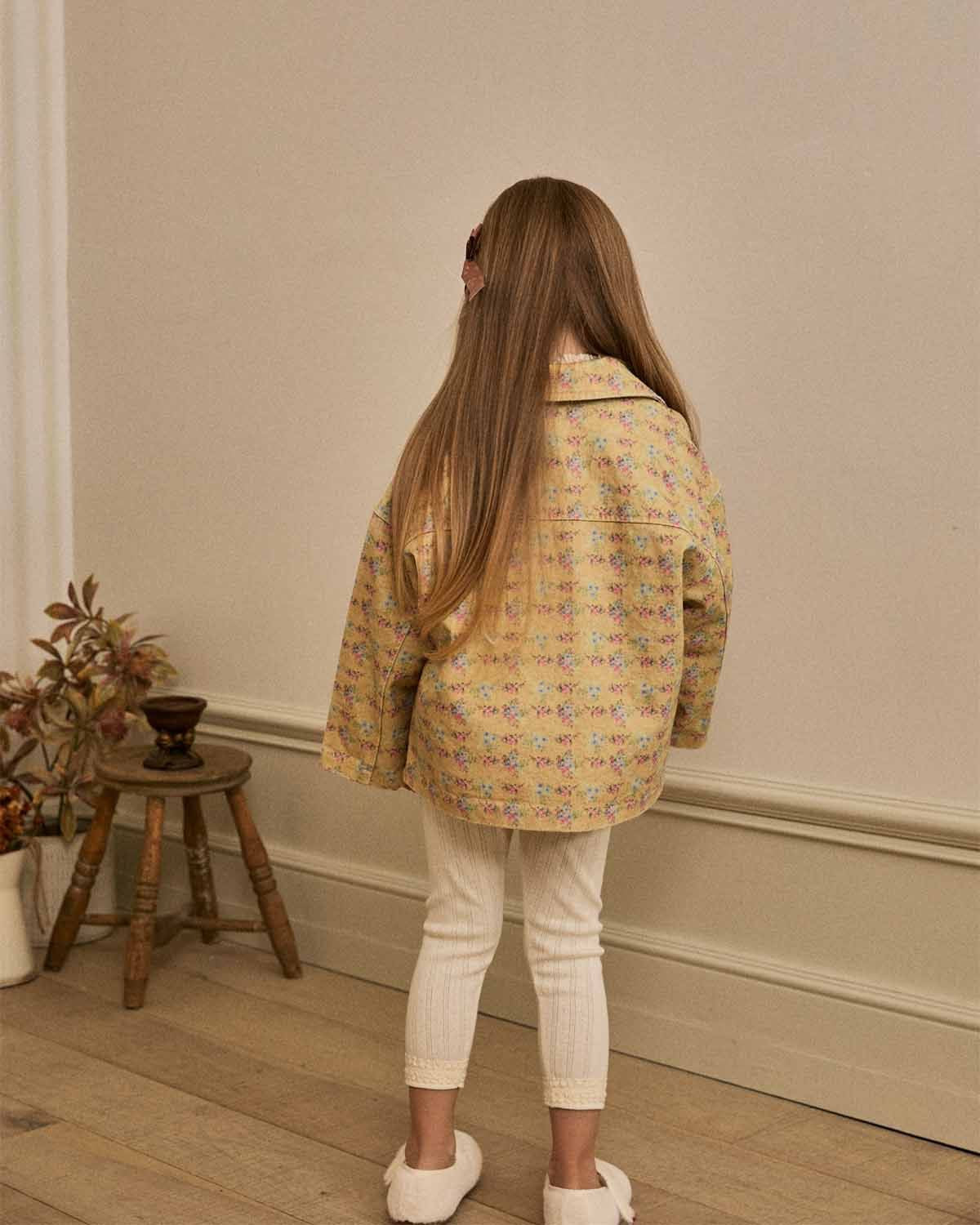 Petite Hailey Stormi Jacket, Goldenrod Flower