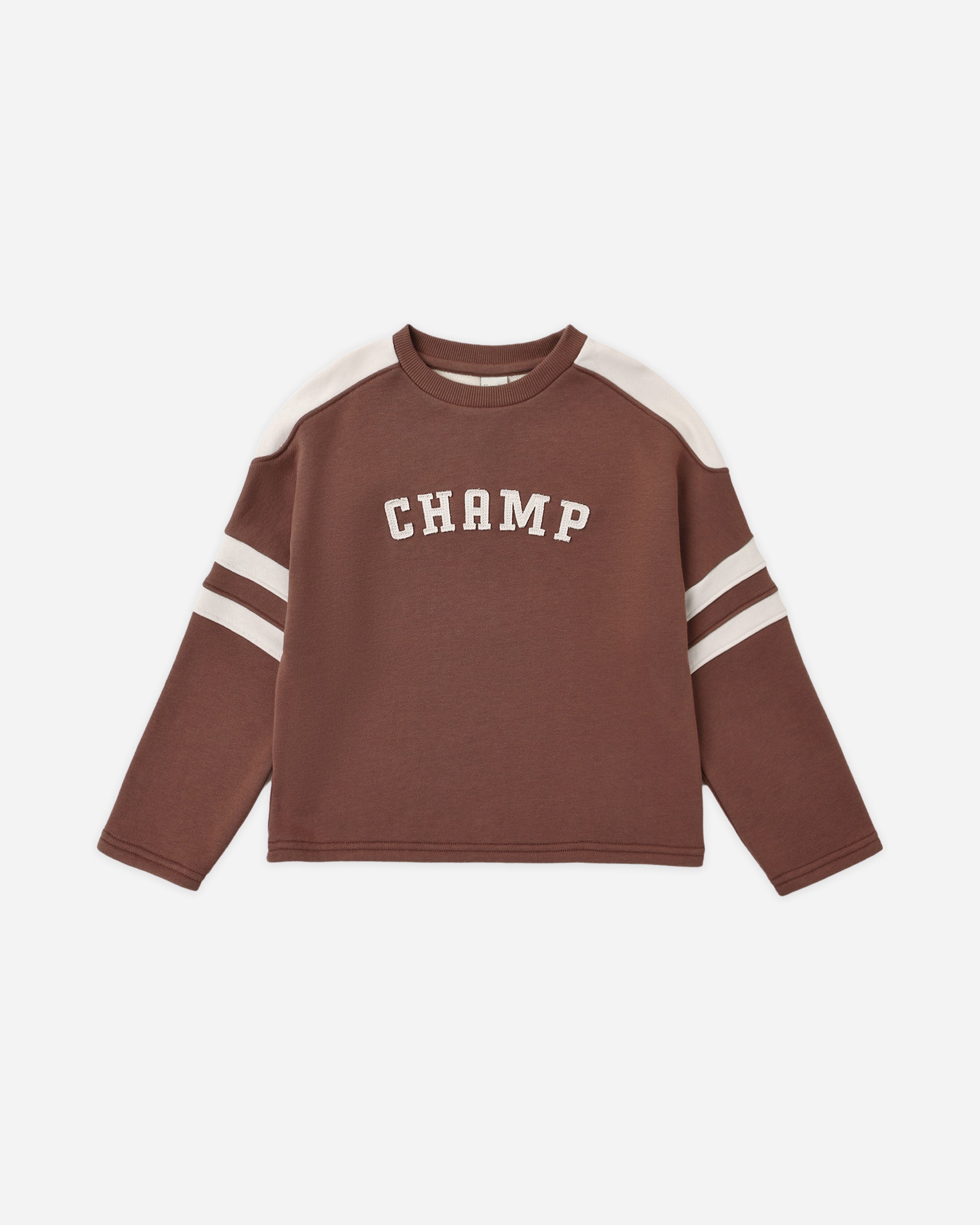 Rylee and Cru Hockey Sweatshirt and Paneled Sweatpants Set, Champ
