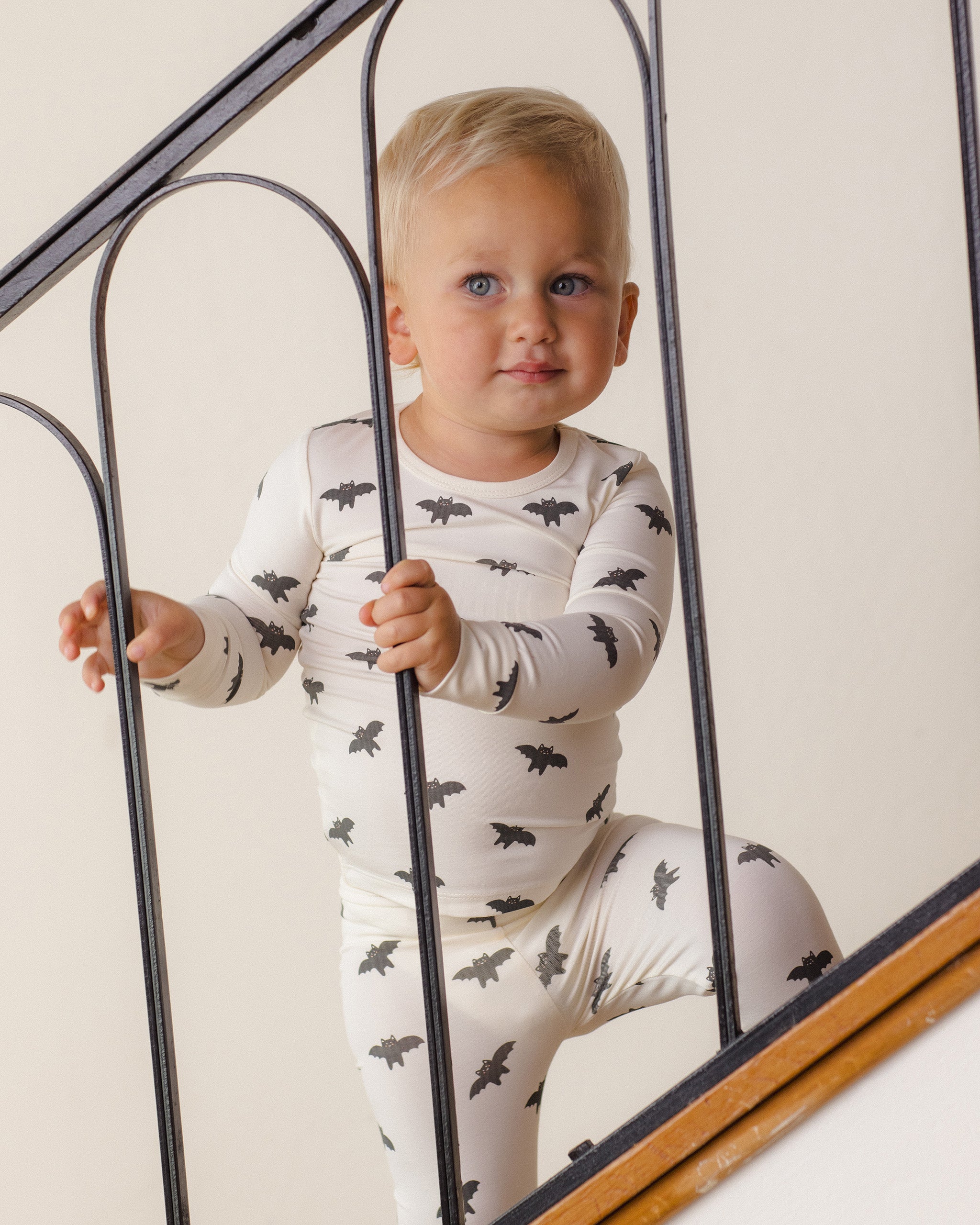 Quincy Mae Bamboo Pajama Set, Bats