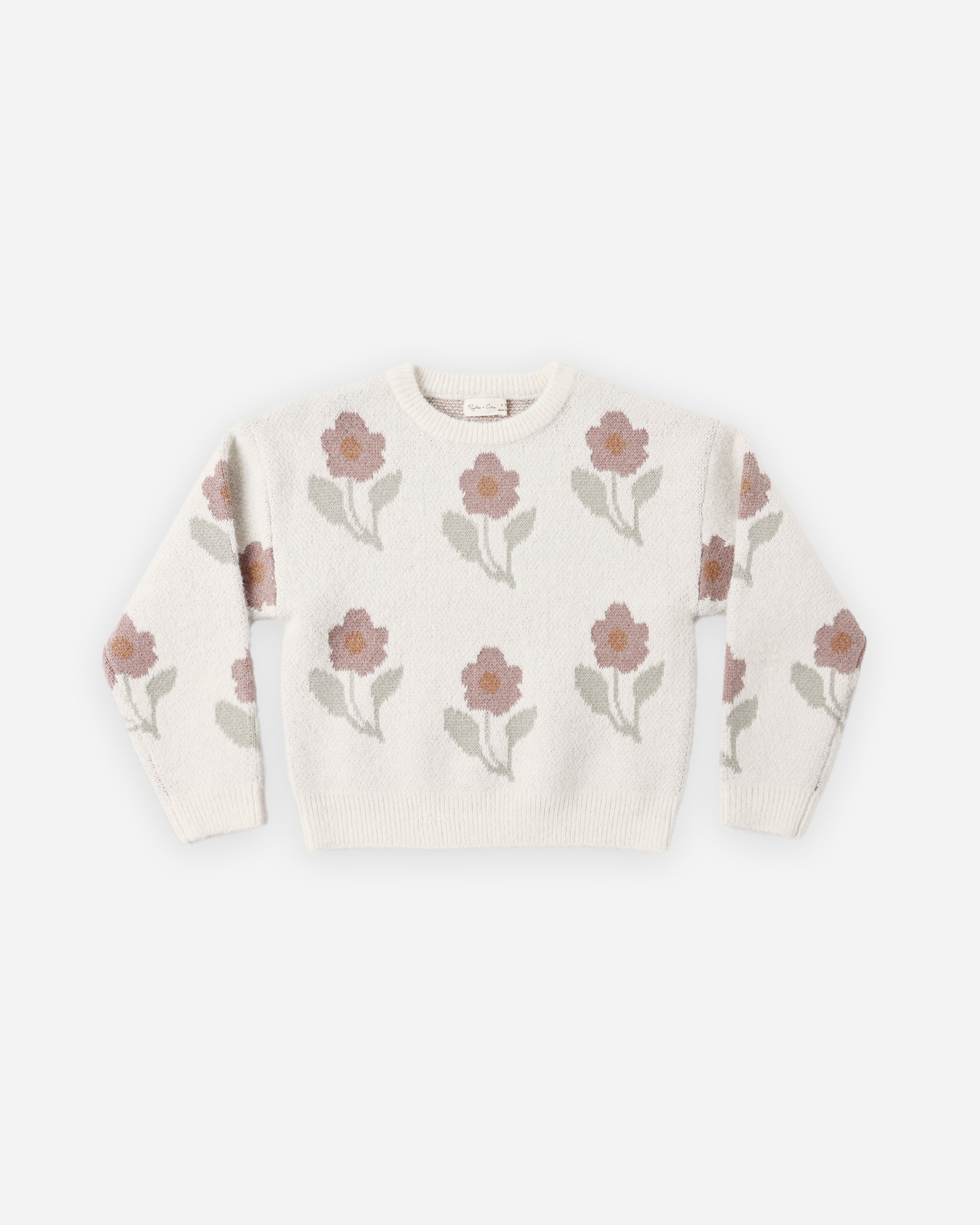 Rylee and Cru Aspen Sweater, Ivory Flower