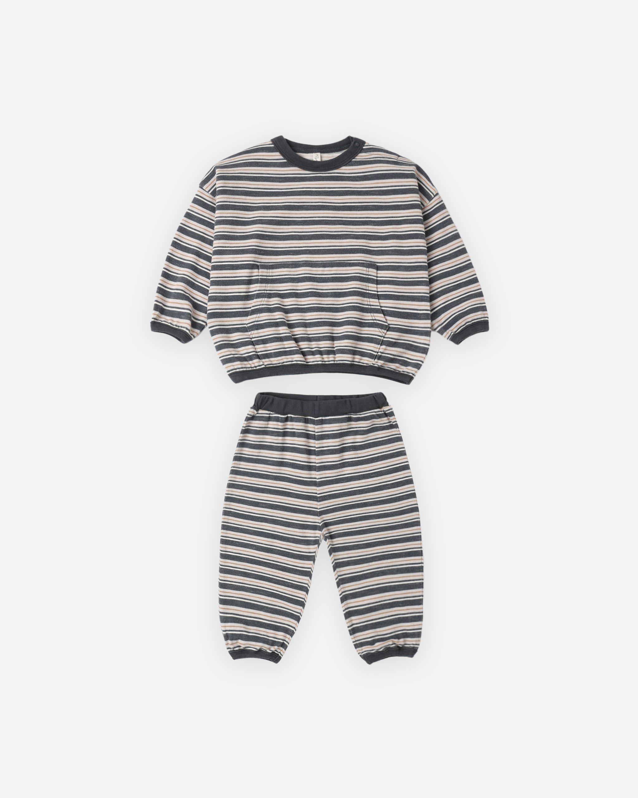 Rylee and Cru Relaxed Set, Blue Stripe