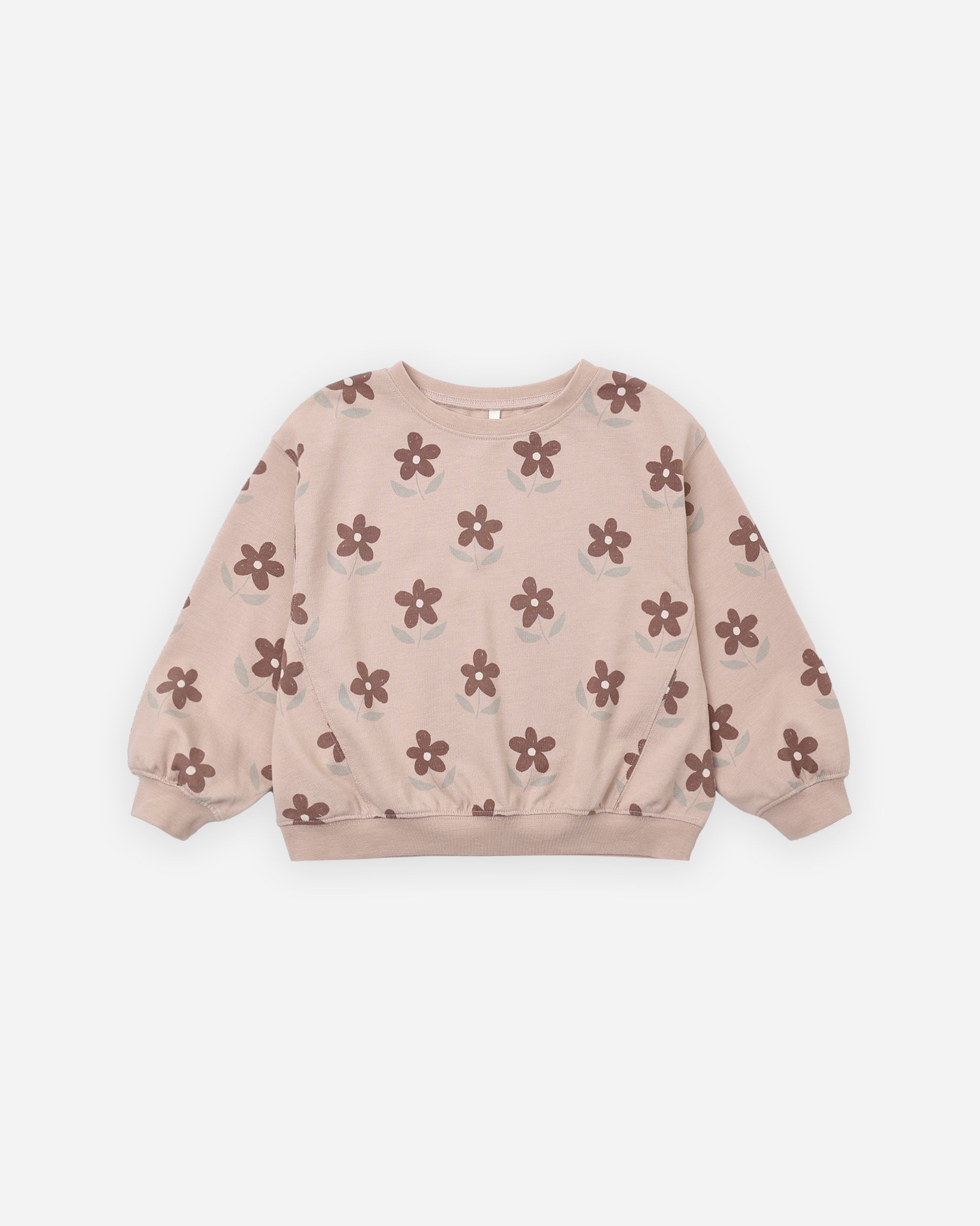 Rylee and Cru Oversized Sweatshirt and Track Pant Set, Daisy