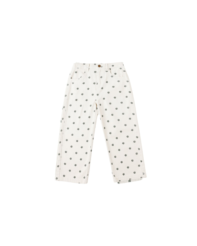 Rylee + Cru Straight Leg Pant, Mini Daisy - Flying Ryno