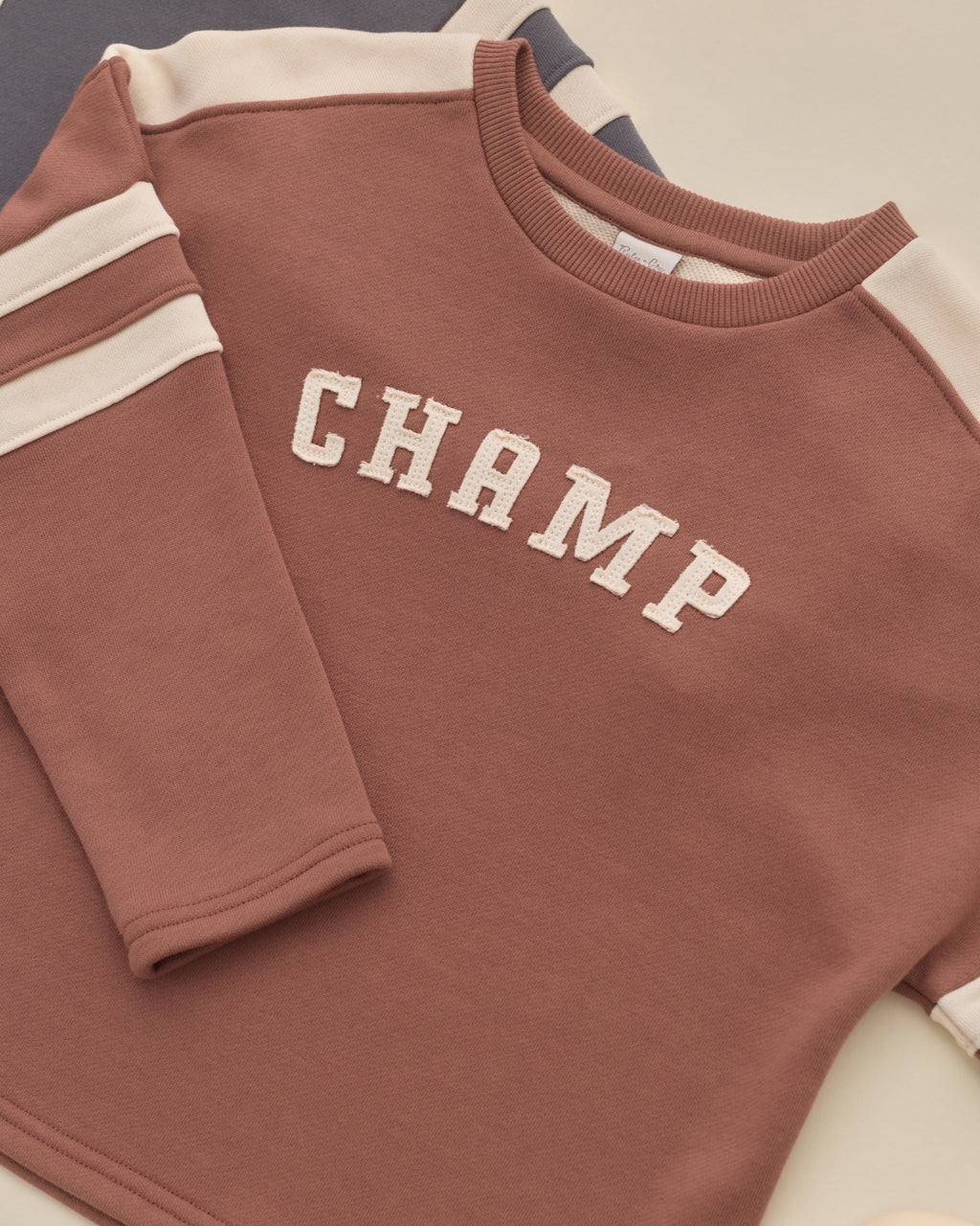 Rylee and Cru Hockey Sweatshirt and Paneled Sweatpants Set, Champ