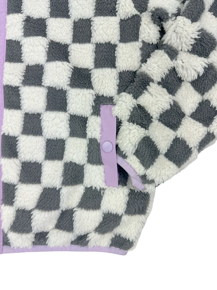Tiny Whales Vibe Check Sherpa Jacket