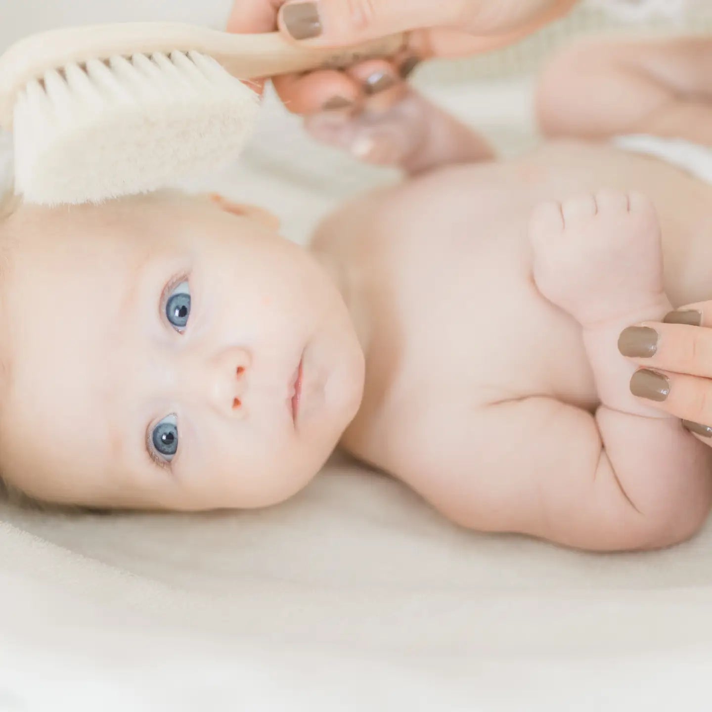 Ali + Oli Wooden Baby Hair Brush - Flying Ryno