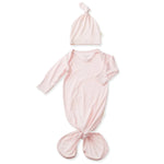 Ali+Oli Bamboo Knotted Baby Gown & Beanie | Cute Newborn Clothes - Flying Ryno